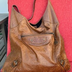 Very Rare Balenciaga F/W 02 Caramel FB Hobo - SOLD
